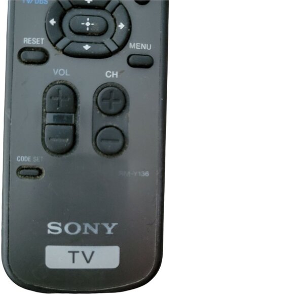 Genuine Sony TV Remote Control RM-Y136 Tested and Works - Picture 3 of 3
